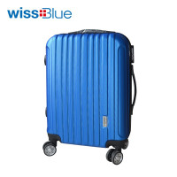 维仕蓝万向轮拉杆箱20寸登机箱A900536 蓝色