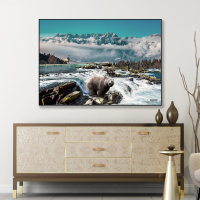 富安娜墙壁画现代简约客厅挂画装饰画客厅沙发背景墙挂画北欧轻奢水木清华