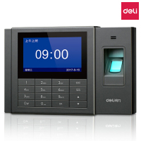 得力(deli)3758 指纹考勤机 黑色