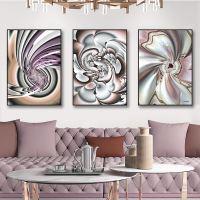 富安娜墙壁画现代简约客厅挂画装饰画客厅沙发背景墙挂画北欧轻奢流动