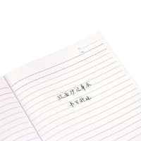 得力(deli) 无线装订本 7653 软抄本/记事本/工作笔记本子 A5/60张 颜色随机(10本装)