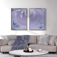 富安娜墙壁画现代简约客厅挂画装饰画客厅沙发背景墙挂画北欧轻奢幻象