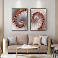 富安娜墙壁画现代简约客厅挂画装饰画客厅沙发背景墙挂画北欧轻奢幻象