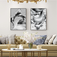 富安娜墙壁画现代简约客厅挂画装饰画客厅沙发背景墙挂画北欧轻奢幻象