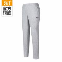 361度男装春秋季新款男子时尚收口针织长裤 361小脚薄款休闲裤