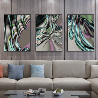 富安娜墙壁画现代简约客厅挂画装饰画客厅沙发背景墙挂画北欧轻奢璀璨