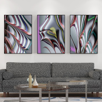 富安娜墙壁画现代简约客厅挂画装饰画客厅沙发背景墙挂画北欧轻奢璀璨