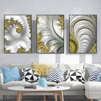 富安娜墙壁画现代简约客厅挂画装饰画客厅沙发背景墙挂画北欧轻奢逆转时空