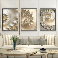 富安娜墙壁画现代简约客厅挂画装饰画客厅沙发背景墙挂画北欧轻奢逆转时空