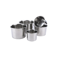 今创(jinchuang) 优质不锈钢圆形桶调味盅调料盒罐子盐罐猪油油罐厨房家用调味罐盅缸餐厅食堂商用多规格