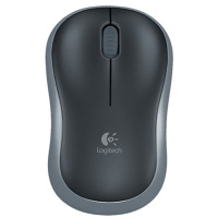 罗技(Logitech)M186(M185) 无线鼠标 办公鼠标 灰黑