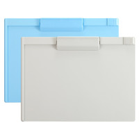 齐心(Comix) A7052 日式书写板夹 A4横式平板夹 蓝