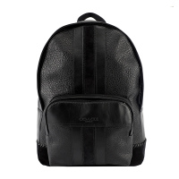 COACH 蔻驰 奢侈品 欧美时尚男士单肩包黑色皮革双肩单肩背包