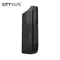 CITY VAPE T1电子烟 碳黑色套装 主机 + 1支10ml法国产烟油 + 2个可注油雾化器 碳黑色套装