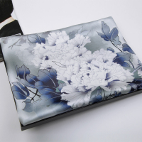 上海故事100%真丝围巾女春秋百搭长款桑蚕丝巾丝绸薄旗袍披肩