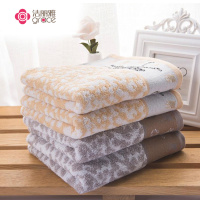 洁丽雅毛巾家纺纯棉豹纹加厚吸水柔软亲肤毛巾10条装 78*34cm