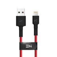 ZMI USB Cable 1m 红色苹果编织数据充电线 通过苹果MFI认证 支持快充 稳定高效耐用