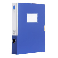得力(deli) 蓝色档案盒55mm*12个 DT 56837