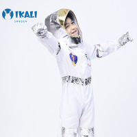 IKALI/伊佳林 童装男童2019新款宇航员套装 女童连体太空服表演服