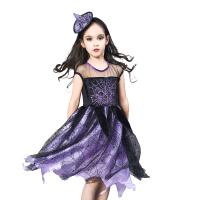 IKALI/伊佳林 万圣节女童女巫款连衣裙 女童卡通角色裙子夏9797