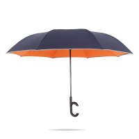 天堂 反向伞双层免持式雨伞长柄 一键自动休闲时光SCP(把)
