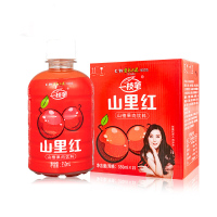 一枝笔山里红山楂汁开胃饮料 350ml*15