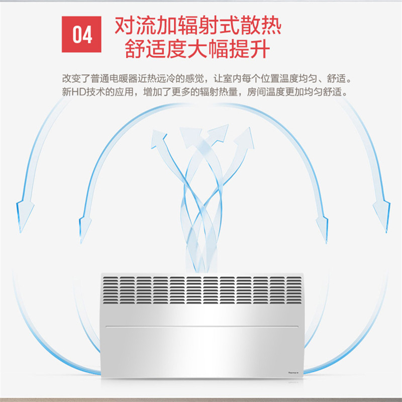 法国赛蒙Thermor EV3-500w 电采暖器暖风机 法国原装白色 （单位：台）