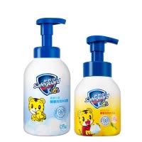 舒肤佳儿童泡泡沐浴露 巧虎清新小蓝500ml+洗手液巧虎香柚280ml 抑菌99.9% 洗去99%细菌