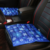 夏天车内降温坐垫汽车座椅冰垫水垫办公室坐垫坐垫夏季降温椅垫子降温凉快45cm深蓝雪花单坐垫
