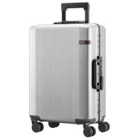 J[金属拉丝细铝框]瑞动拉杆箱时尚登机箱男女新品轻便铝框行李箱万向轮 20英寸 MT-5200-24