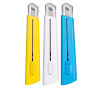 得力 2040 炫彩大美工刀加刀片手工刀裁纸刀小拆信刀新版好用美工刀