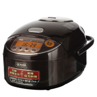 象印(ZO JIRUSHI)电饭煲NP-ZAH10C进口IH电磁加热微电脑多功能铝合金内胆电饭锅 TD深棕色 3L