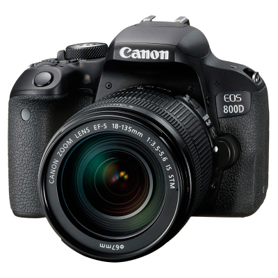 佳能（Canon）EOS800D单反套机EF-S 18-135mm f/3.5-5.6 IS STM+128GSD卡+包