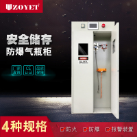 ZOYET众御 智能报警气瓶柜 全钢防爆储存柜实验室医院气体安全柜 智能报警三瓶柜