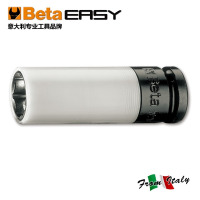 Beta 公制六角风动车轮螺母套筒 1/2'' 汽保汽修工具 意大利720PL 24mm