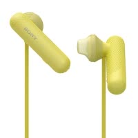 索尼(SONY)WI-SP500 无线蓝牙运动耳机 IPX4防泼溅 免提通话 黄色