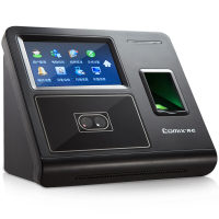 齐心(Comix)F3300EC 面部人脸识别考勤机 指纹 密码人脸三合一智能考勤机