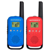 摩托罗拉(Motorola)T42 公众对讲机 户外旅行免执照对讲手台[两只装]