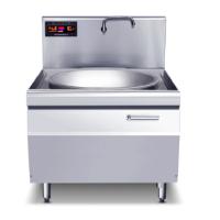 德玛仕 商用电灶台 电磁炉25/30KW大功率 食堂单头大炒锅 HW-DC25C/30C(201材质)