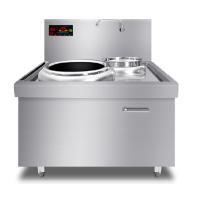 德玛仕 商用大锅灶 电磁炉8/12/15KW大功率 食堂单头单尾小炒炉 HW-XC(201材质)