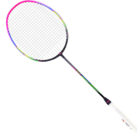 李宁 羽毛球拍 WS72 紫粉