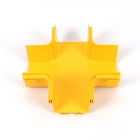 光纤槽道 尾纤槽水平四通接口 120mm