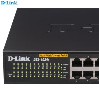 [精选]友讯(D-LINK)DES-1024A 24口百兆网络监控交换机