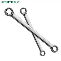 J世达(SATA)45202 全抛光花形扳手 汽修机修工具 五金工具 双花形扳手 E10*E12