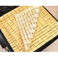 丹杰 夏天凉席竹子单片麻将凉席沙发垫原色 45*45cm DT 68844