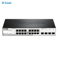 [精选]友讯(D-LINK)DGS-1210-20 16口千兆+4千兆SFP光口 dlink网管交换机