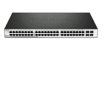 [精选]友讯(D-LINK)DGS-1510-52x 48口千兆smart智能网管交换机dlink企业网通数通交换机vl