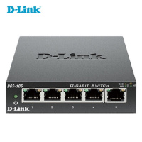[精选]友讯(D-LINK)DGS-105千兆5口铁壳网络交换机以太网分线器分配器