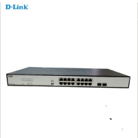 [精选]友讯(D-LINK)DGS-1018TS-CN 16口+2SFP全千兆监控企业网络交换机dlink