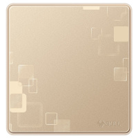 公牛(BULL) 开关插座 G18系列 空白面板开关插座 86型插座面板 G18B101 玫瑰金 暗装 4个